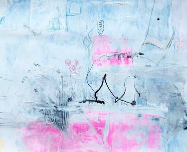 Original Abstract Expressionism Abstract Paintings by Rosie Wolf Williams