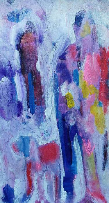 Original Abstract Expressionism Abstract Paintings by Rosie Wolf Williams