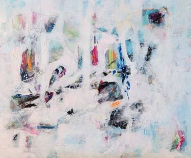 Original Abstract Expressionism Abstract Paintings by Rosie Wolf Williams