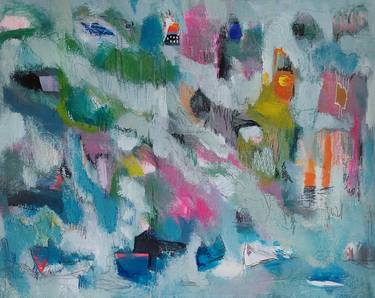 Original Expressionism Abstract Paintings by Rosie Wolf Williams