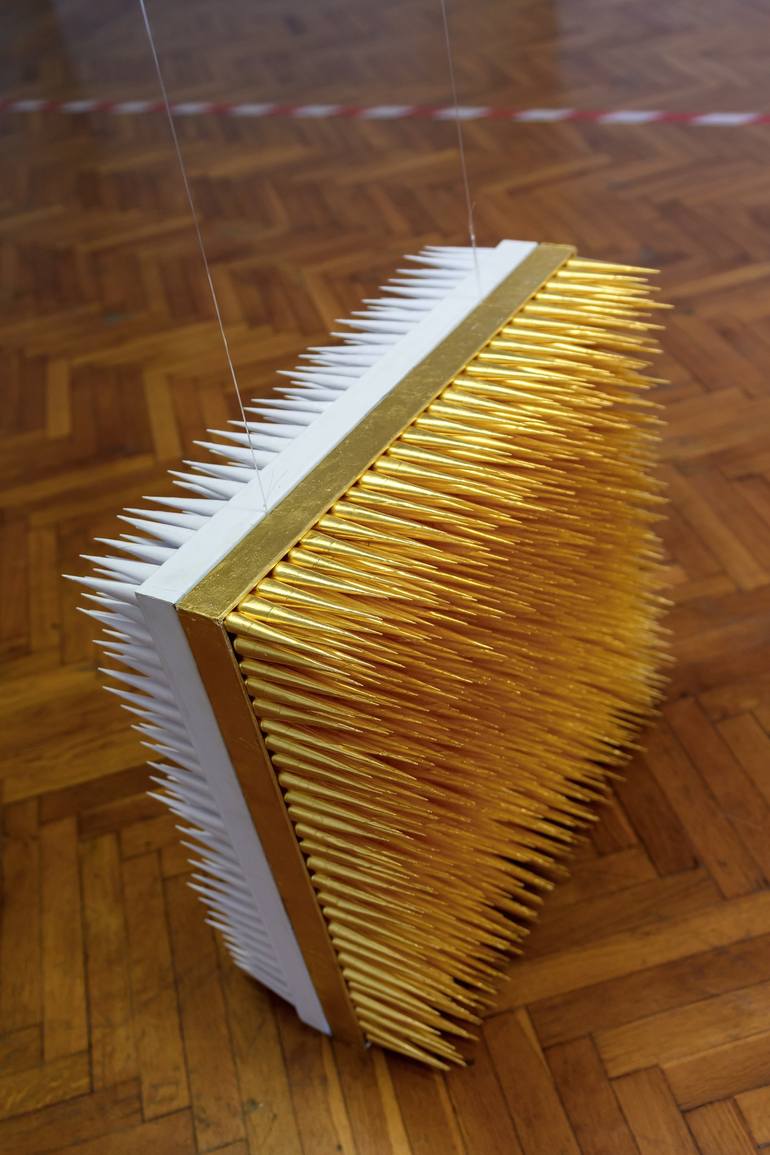 Original Abstract Geometric Installation by Dora Slavova
