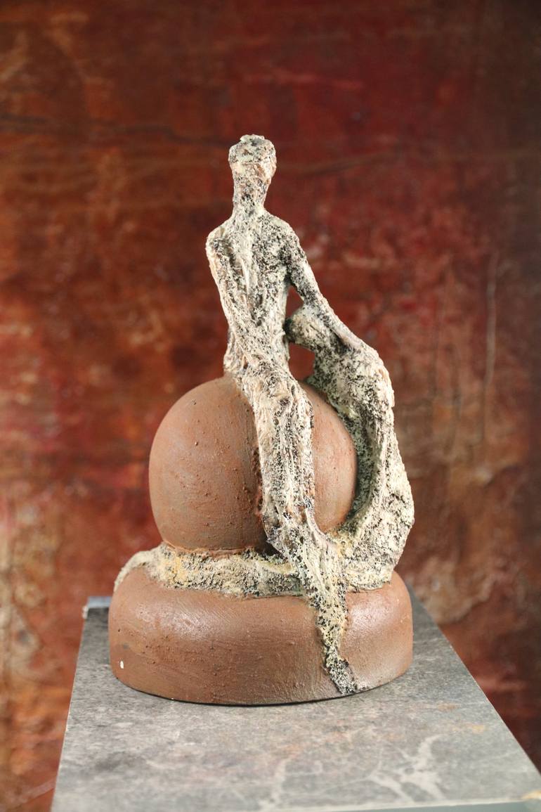 Original Surrealism Love Sculpture by Christa Riemann