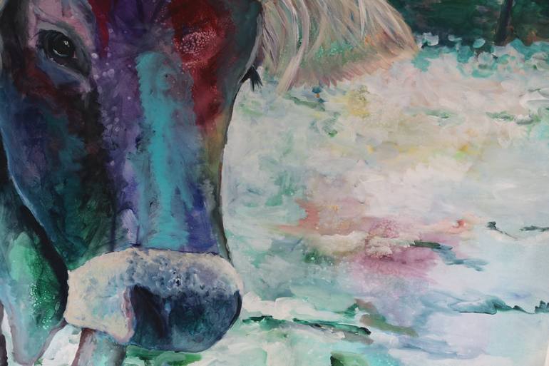 Original Figurative Animal Painting by Christa Riemann