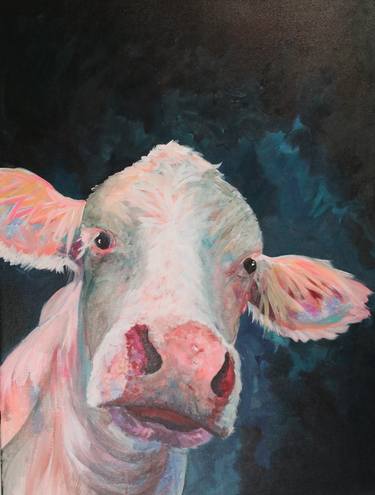 Original Figurative Animal Paintings by Christa Riemann