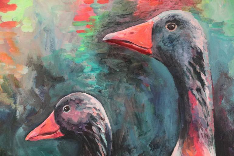 Original Animal Painting by Christa Riemann