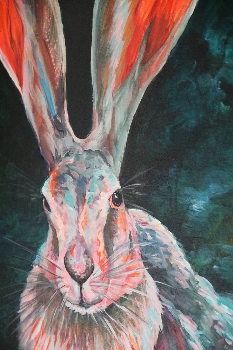 Original Figurative Animal Painting by Christa Riemann