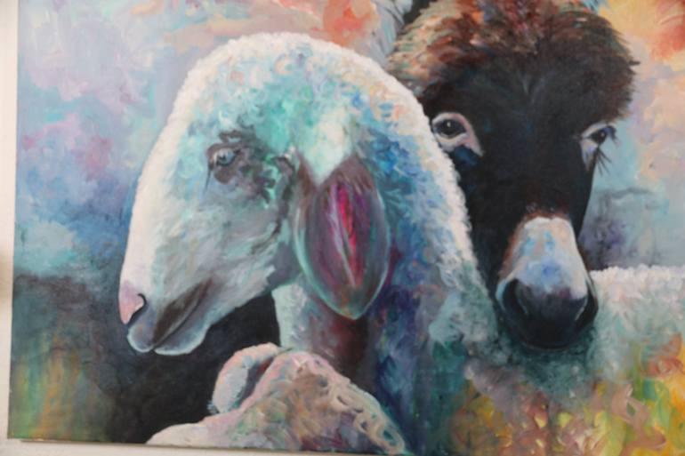 Original Figurative Animal Painting by Christa Riemann