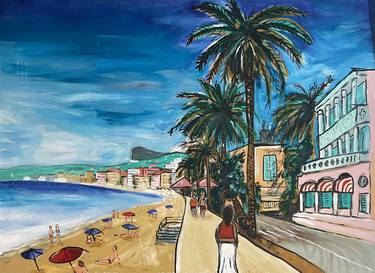 Print of Expressionism Beach Paintings by Stuart Anderson