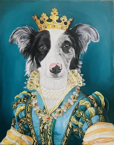 Original Realism Dogs Paintings by Dalia Jimenez