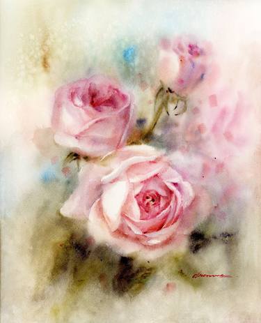 Original Floral Paintings by Winnie Chen