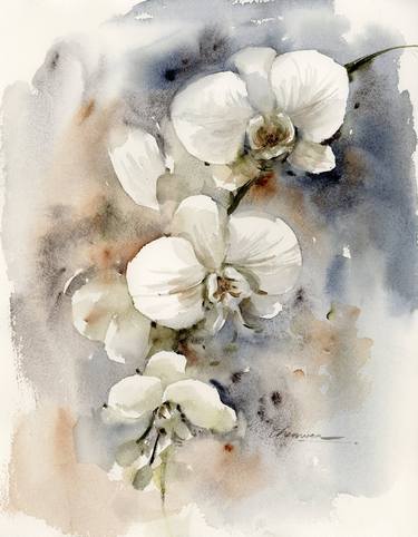Original Abstract Botanic Paintings by Winnie Chen