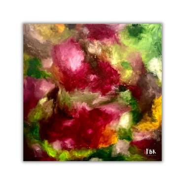 Original Abstract Expressionism Abstract Painting by Fardeen Burhan Khan