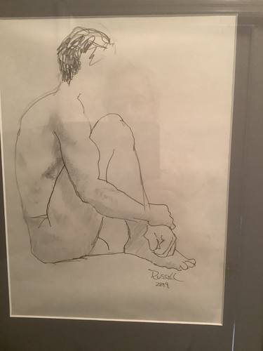 Original Nude Drawings by Russ Miller