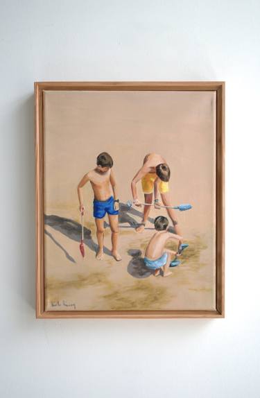 Original Documentary Beach Paintings by Kate Keery