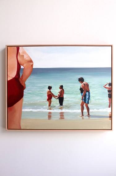 Original Realism Beach Paintings by Kate Keery