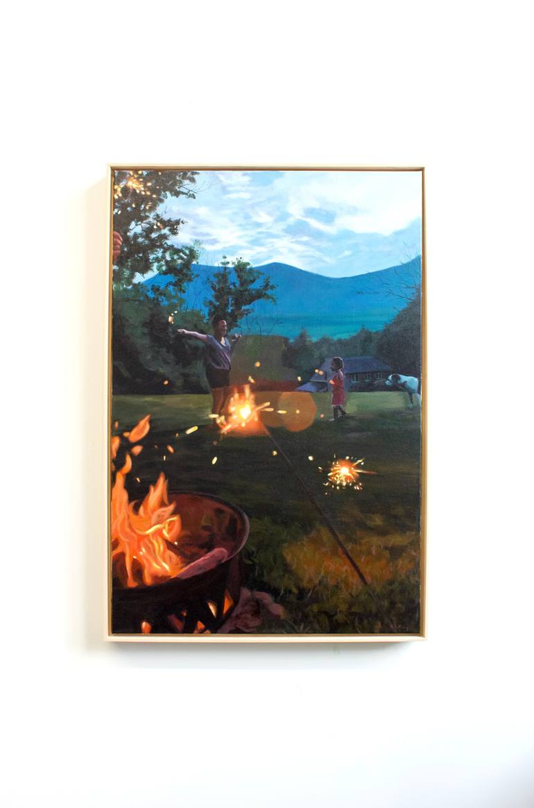 Original Realism Family Painting by Kate Keery