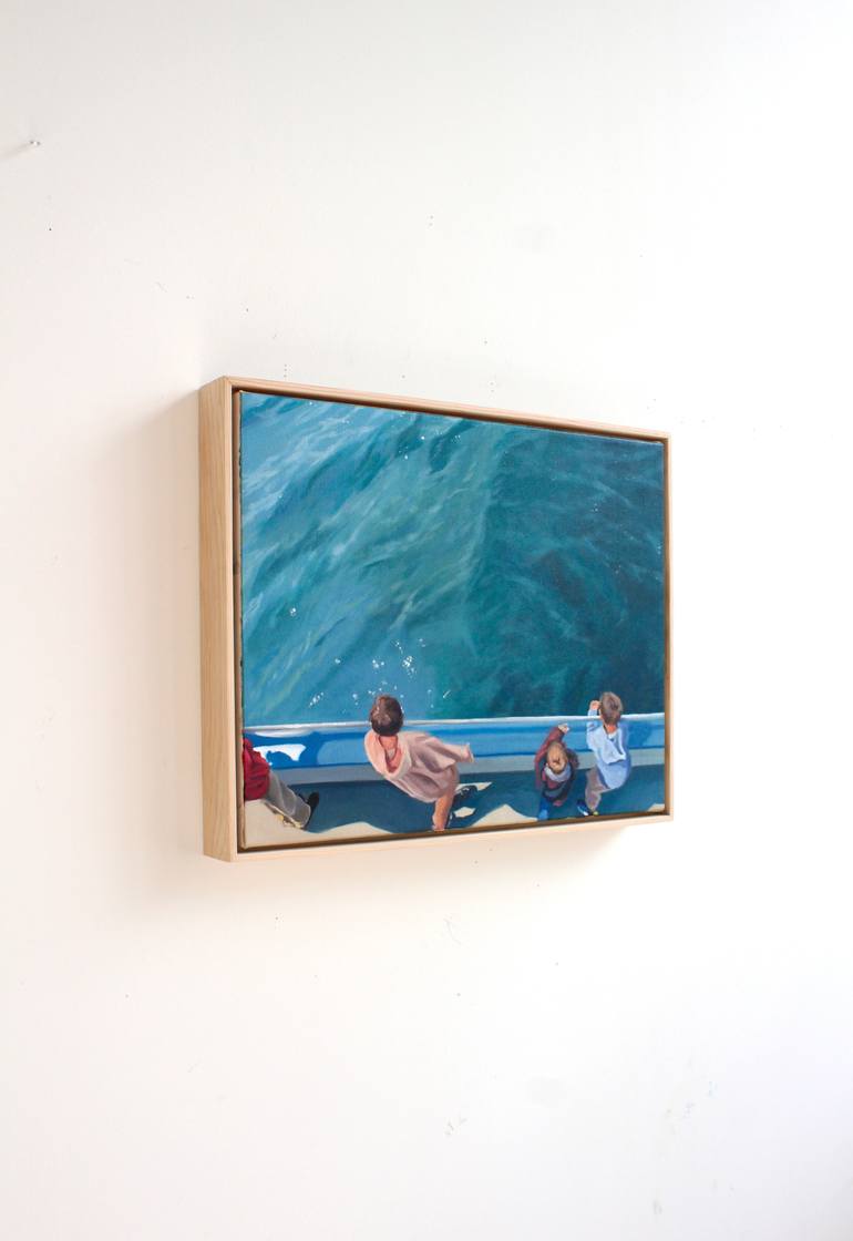 Original Documentary Boat Painting by Kate Keery