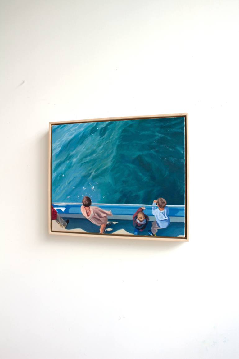 Original Documentary Boat Painting by Kate Keery