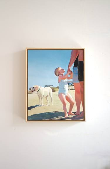 Original Documentary Children Painting by Kate Keery