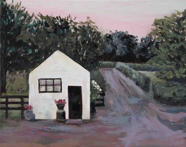 Original Impressionism Landscape Painting by Janet Nelson