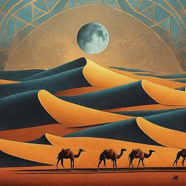 Art Deco-Inspired Elegance Desert Dreamscapes thumb