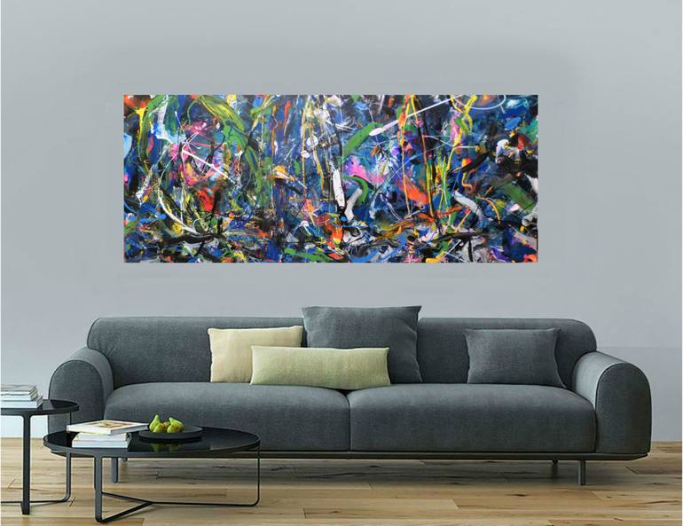 Original Abstract Nature Painting by Nikolai Gritsanchuk