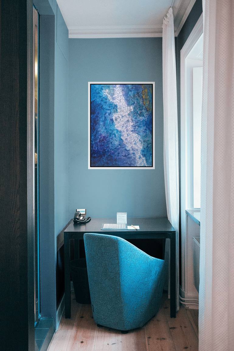 Original Abstract Seascape Painting by Alison Adams