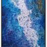 In a white wooden floating frame