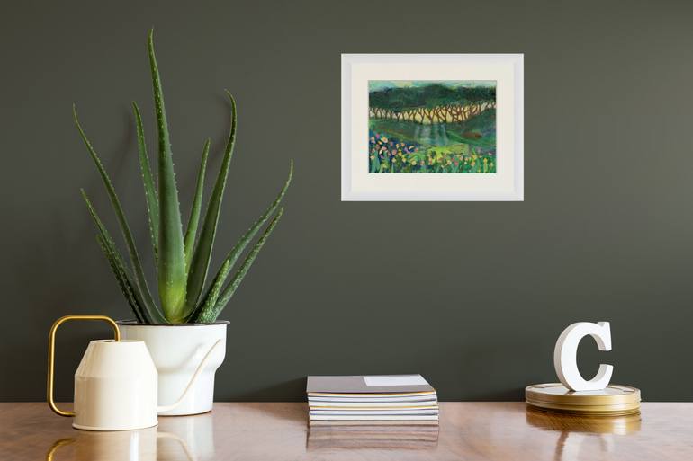 Original Contemporary Landscape Mixed Media by Alison Adams