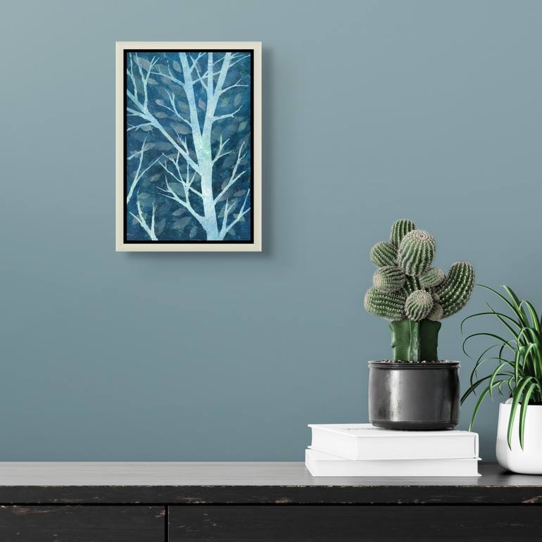 Original Abstract Botanic Painting by Alison Adams
