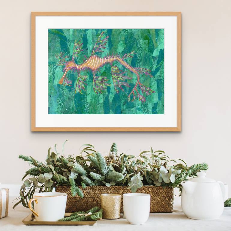 Original Contemporary Animal Mixed Media by Alison Adams