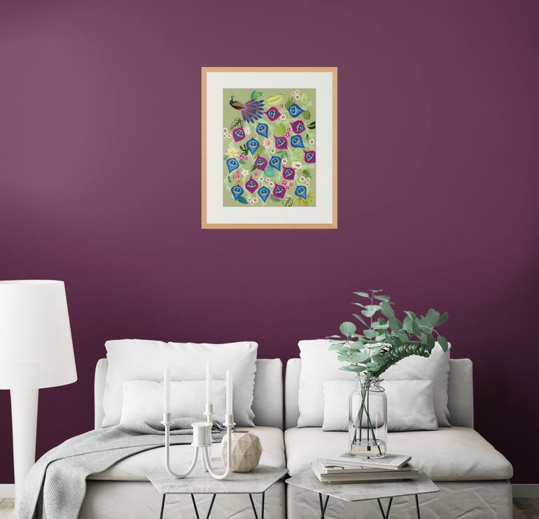 Original Abstract Animal Collage by Alison Adams