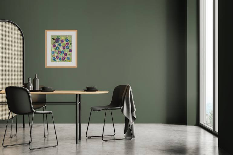 Original Abstract Animal Collage by Alison Adams