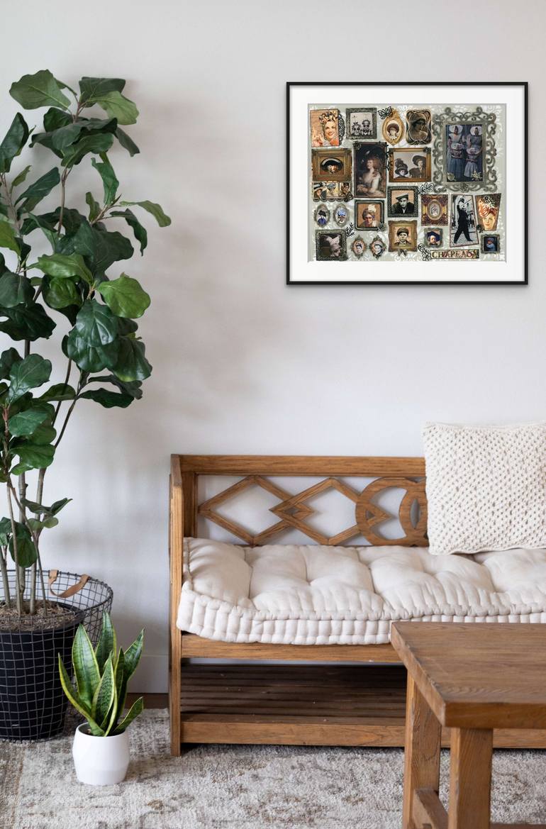 Original Modernism People Mixed Media by Alison Adams