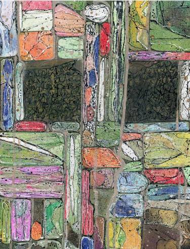 Original Modernism Architecture Mixed Media by Alison Adams