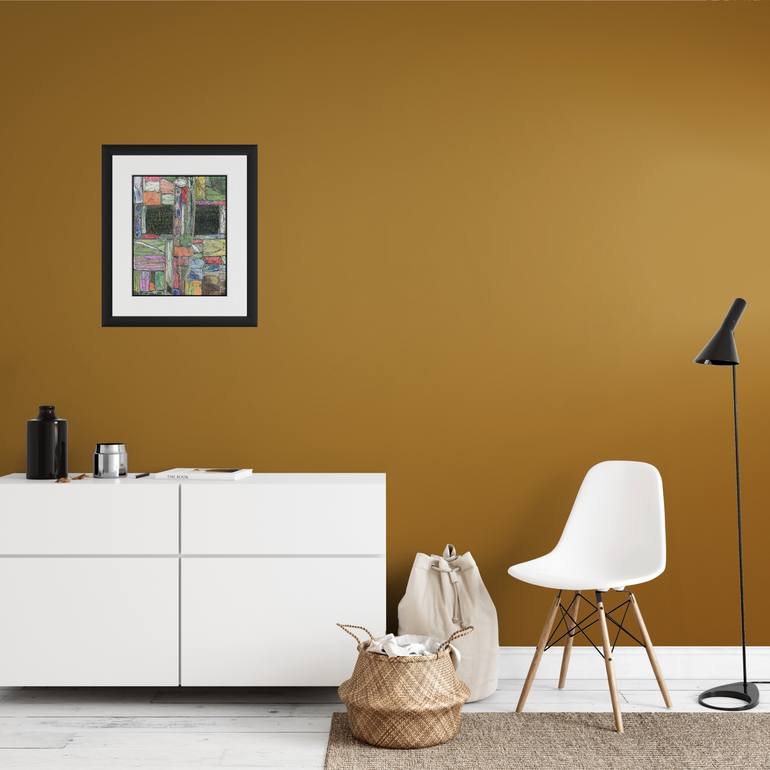 Original Modernism Architecture Mixed Media by Alison Adams