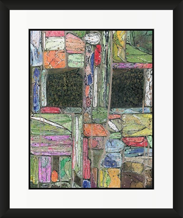 Original Modernism Architecture Mixed Media by Alison Adams