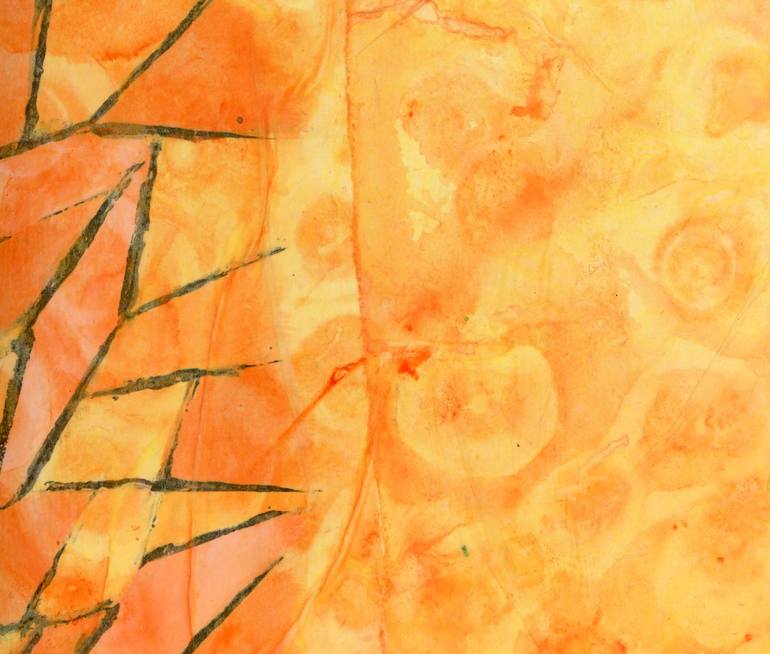 Original Abstract Landscape Mixed Media by Alison Adams