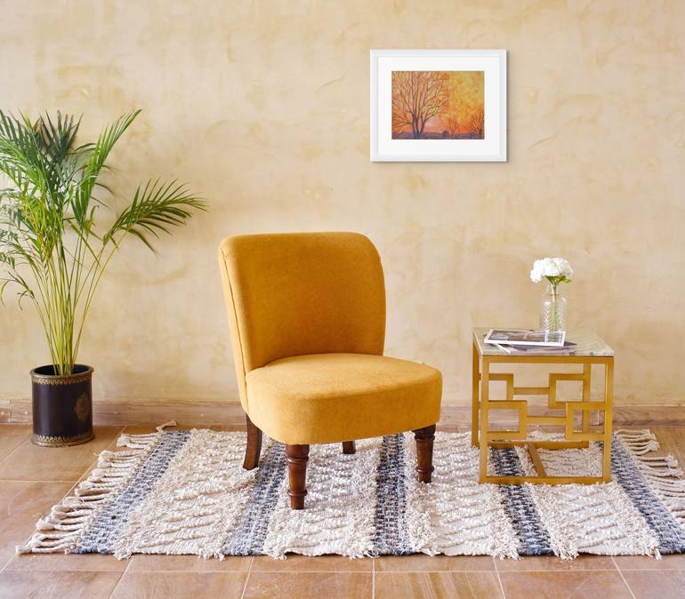 Original Abstract Landscape Mixed Media by Alison Adams