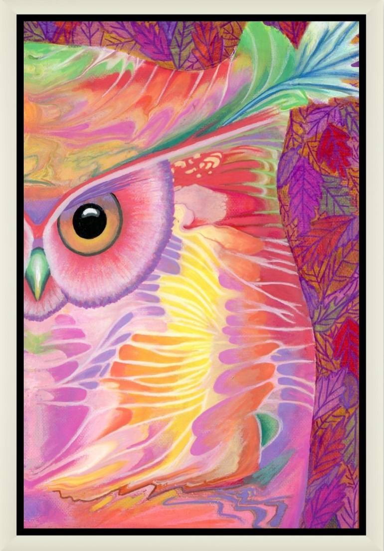 Original Abstract Animal Painting by Alison Adams