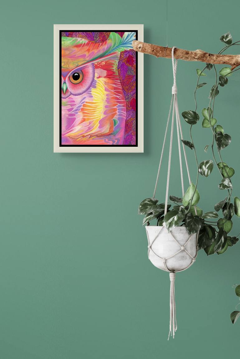 Original Abstract Animal Painting by Alison Adams