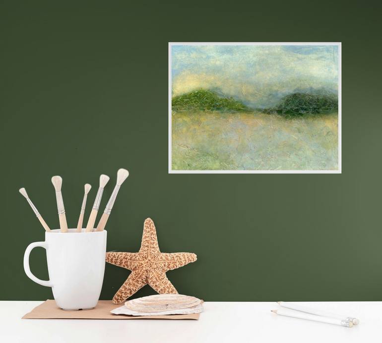 Original Abstract Landscape Painting by Alison Adams