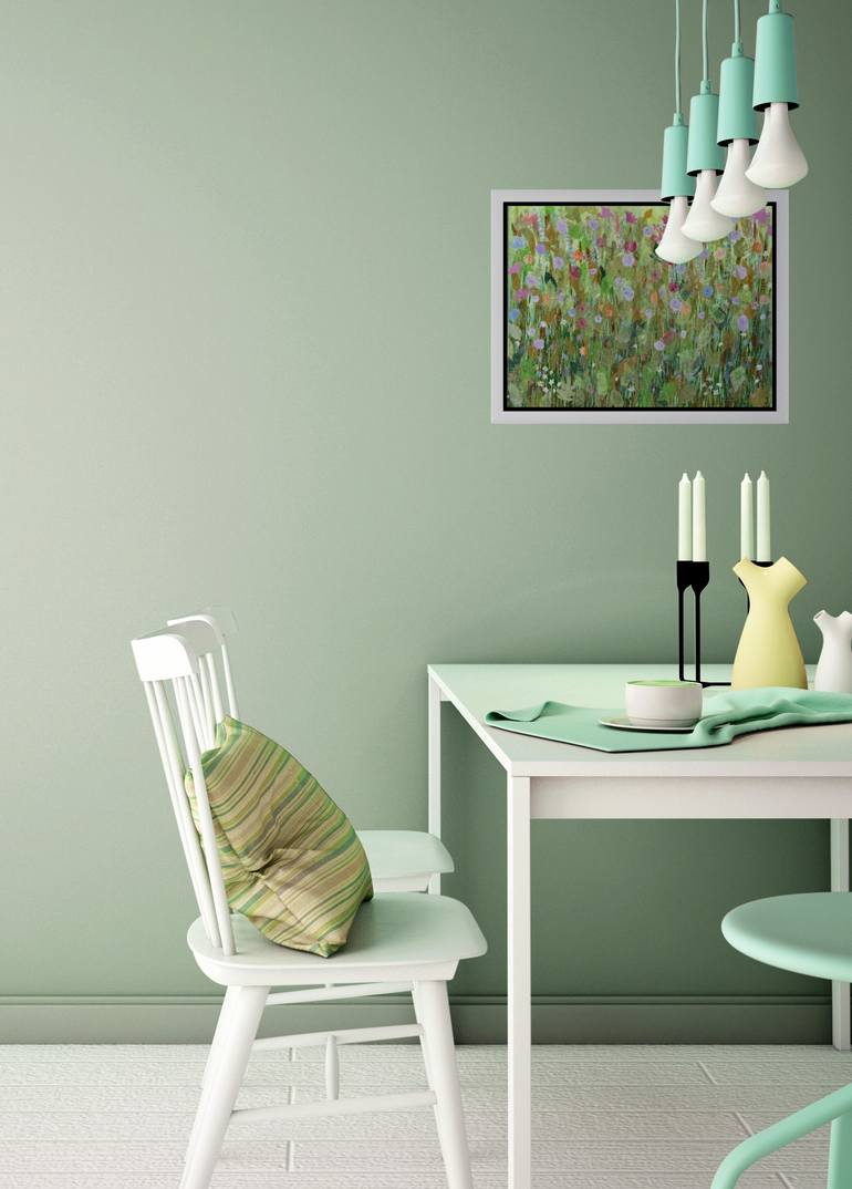 Original Abstract Landscape Mixed Media by Alison Adams