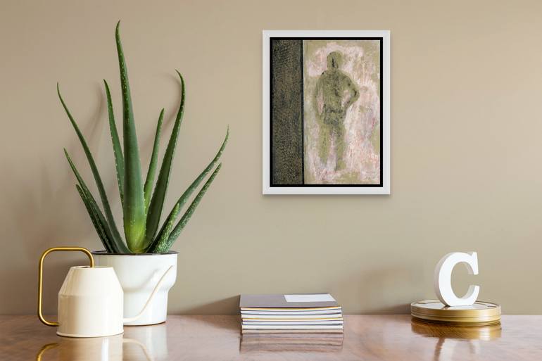 Original Abstract Men Mixed Media by Alison Adams