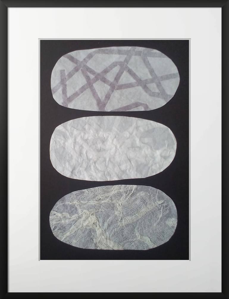 Original Abstract Geometric Collage by Alison Adams