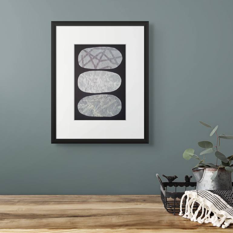 Original Abstract Geometric Collage by Alison Adams