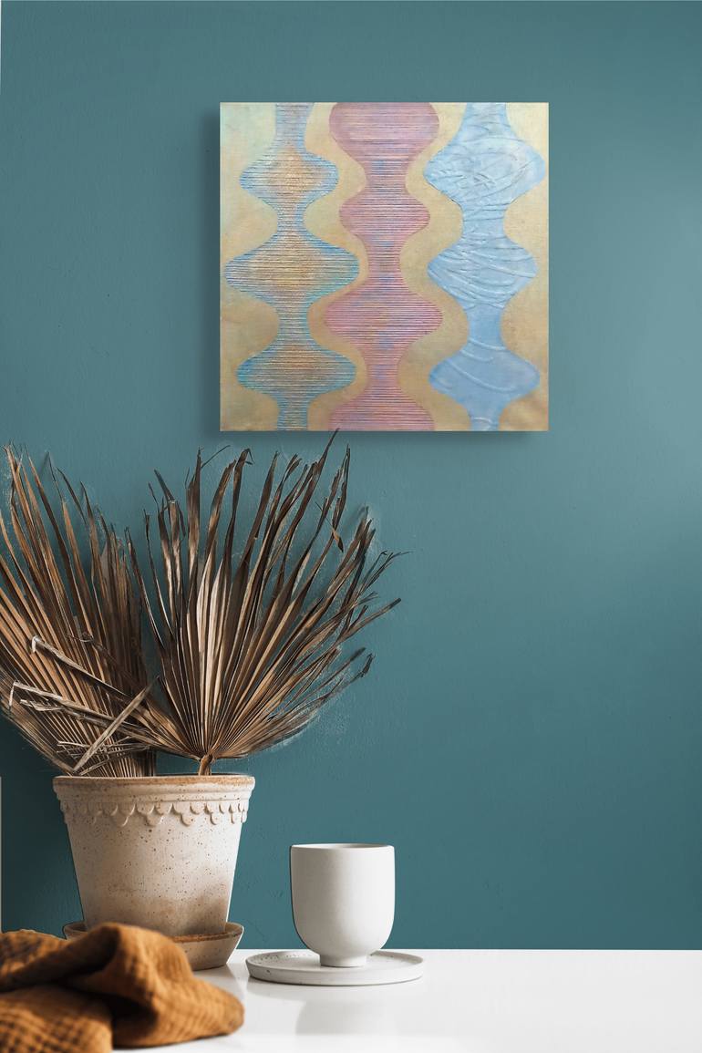 Original Contemporary Abstract Collage by Alison Adams