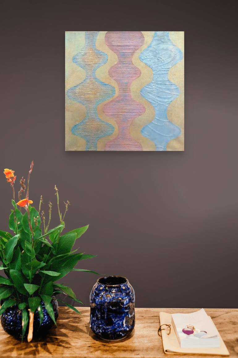 Original Contemporary Abstract Collage by Alison Adams