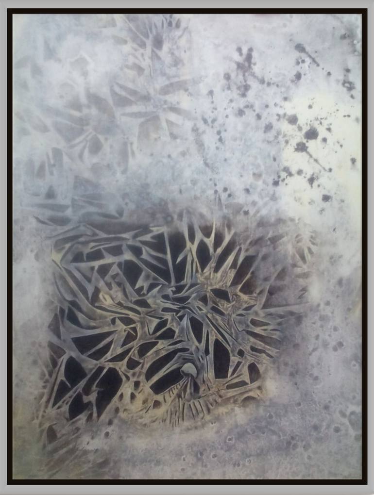 Original Modernism Abstract Painting by Alison Adams