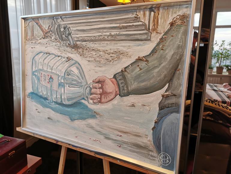 Original Realism Water Painting by Konstantin Rudnev